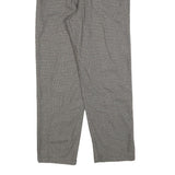 RIDERS Womens Polyester Blend Grey Regular Straight Trousers W30 L30 Casual