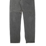 LEVI'S Mens Jeans Black Regular Straight Denim W32 L31 Classic Cotton Blend Zip