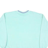 FRESH PRODUCE Womens Blue V-Neck M Cotton Blend Sweatshirt Fish Graphic