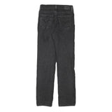 LEVI'S Womens Black Regular Straight Denim Jeans W25 L29 Classic Cotton Blend