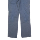 DICKIES Mens Cotton Blue Regular Straight Trousers W33 L32 Workwear Casual
