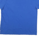 CALVIN KLEIN JEANS Womens Blue T-Shirt 2XL Short Sleeve Crew Neck Plain Cotton