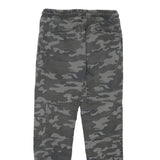 DOWNLOAD Mens Cotton Blend Slim Camouflage Drawstring Trousers W26 L26 Casual