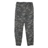 DOWNLOAD Mens Cotton Blend Slim Camouflage Drawstring Trousers W26 L26 Casual