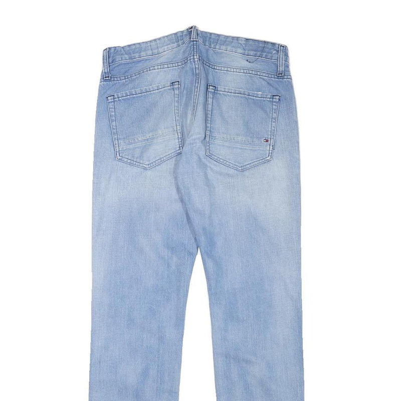 TOMMY HILFIGER Mens Jeans Blue Slim Straight Denim Light W30 L30 Classic Fit