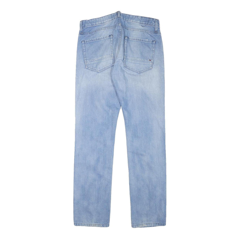 TOMMY HILFIGER Mens Jeans Blue Slim Straight Denim Light W30 L30 Classic Fit