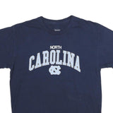 CLEAN LINES Mens Navy Blue North Carolina Graphic T-Shirt L Short Sleeve Crew