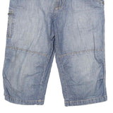 CASUAL WEAR Mens Light Blue Denim Casual Shorts L W32 Cotton Blend Comfortable