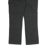DICKIES Mens Cotton Blend Black Regular Straight Leg Trousers W38 L32 Workwear
