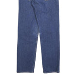 CALVIN KLEIN JEANS Womens Blue Regular Straight Denim Rinse W28 L30 Zip Closure