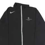 NIKE Mens Black Shell Jacket S Polyester Zip Sportswear Resort Logo