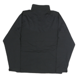 NIKE Mens Black Shell Jacket S Polyester Zip Sportswear Resort Logo