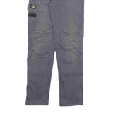 DICKIES Mens Cotton Blend Grey Regular Straight Trousers W28 L30 Workwear