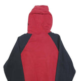 AIR JORDAN Mens Red & Black Pullover Hoodie S Jumpman Logo Drawstring
