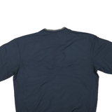 NIKE Mens Blue Golf Pullover XL Polyester Blend Plain V Neck Short Sleeve