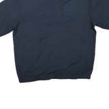 NIKE Mens Blue Golf Pullover XL Polyester Blend Plain V Neck Short Sleeve