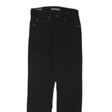 LEVI'S Womens Regular Black Jeans Denim W25 L28 Classic Zip Cotton Blend