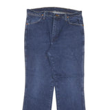 WRANGLER Womens Regular Fit Straight Blue Denim Jeans W32 L29 Zip Cotton Blend
