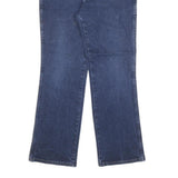 WRANGLER Womens Regular Fit Straight Blue Denim Jeans W32 L29 Zip Cotton Blend