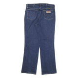 WRANGLER Womens Regular Fit Straight Blue Denim Jeans W32 L29 Zip Cotton Blend