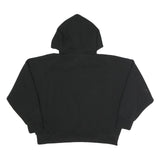 KARL KANI Womens Black Hoodie XS Cotton Blend Pullover Signature Print