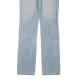 WENDJS Womens Jeans Blue Regular Straight Denim Medium W29 L30 Studded Lace