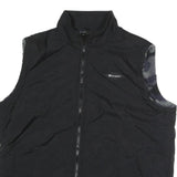 CHAMPION Mens Black Reversible Zip Jacket XL Polyester Plain Lightweight