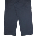 DICKIES Mens Polyester Blend Navy Regular Straight Trousers W40 L30 Workwear