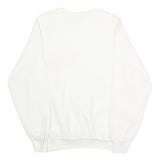 FRUIT OF THE LOOM Mens White Elephant & Tiger Graphic Crew Neck M Cotton