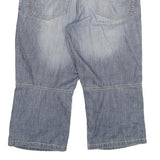 S OLIVER Womens Shorts Blue Cargo XL W35 Cotton Blend Casual