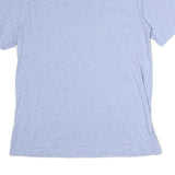 POLO RALPH LAUREN Mens Blue XL V-Neck Plain Cotton T-Shirt Pocket Casual