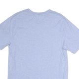 POLO RALPH LAUREN Mens Blue XL V-Neck Plain Cotton T-Shirt Pocket Casual