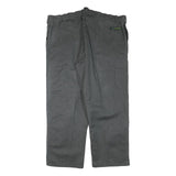 FISCHER PECHEUR Mens Cotton Blend Grey Regular Button Trousers W43 L30 Casual