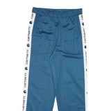 CARHARTT Womens Joggers Blue & White XS W28 L27 Logo Tape Track Pants