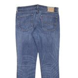 LEVI'S Mens Slim Blue Denim Light Zip Jeans W34 L30 Classic Comfort Stylish Fit