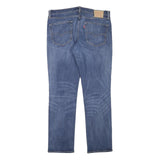 LEVI'S Mens Slim Blue Denim Light Zip Jeans W34 L30 Classic Comfort Stylish Fit