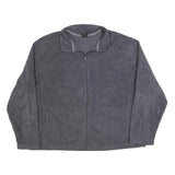 STARTER Mens Grey 2XL Polyester Zip Jacket Plain Casual Outerwear