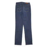 LEVI'S Womens Blue Regular Straight Denim Medium Wash W27 L32 Zip Jeans