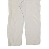 CARHARTT Mens Cotton Blend Beige Loose Straight Trousers W38 L30 Workwear