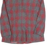 GAP Womens Grey & Red Checked Blazer Jacket S Polyester Blend Classic Button
