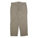 CARHARTT Mens Cotton Blend Relaxed Beige Workwear Trousers W40 L32