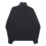 NAUTICA Mens Navy Blue Pullover Plain Crew Neck Basic Knit M Cotton Casual