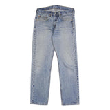 LEVI'S 505 Mens Jeans Blue Regular Straight Denim Medium Wash W32 L32 Classic