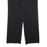 HOBBS LONDON Womens Wool Blend Black Regular Fit Straight Leg Trousers W34 L32
