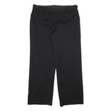 HOBBS LONDON Womens Wool Blend Black Regular Fit Straight Leg Trousers W34 L32