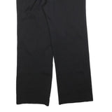 HOBBS LONDON Womens Wool Blend Black Regular Fit Straight Leg Trousers W34 L32