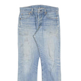 LEVI'S 501 Mens Jeans Blue Regular Straight Denim Light W34 L30 Classic Button