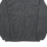 ULTRA CLUB Mens Grey W Softball Patterned Jumper 1/4 Zip Polyester Size M Casual