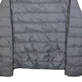 LEVI'S Mens Grey Jacket L Polyester Blend Puffer Lightweight Zip Up Casual