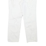 HEACH Womens Slim White Denim Slim Jeans W29 L24 Distressed Zip